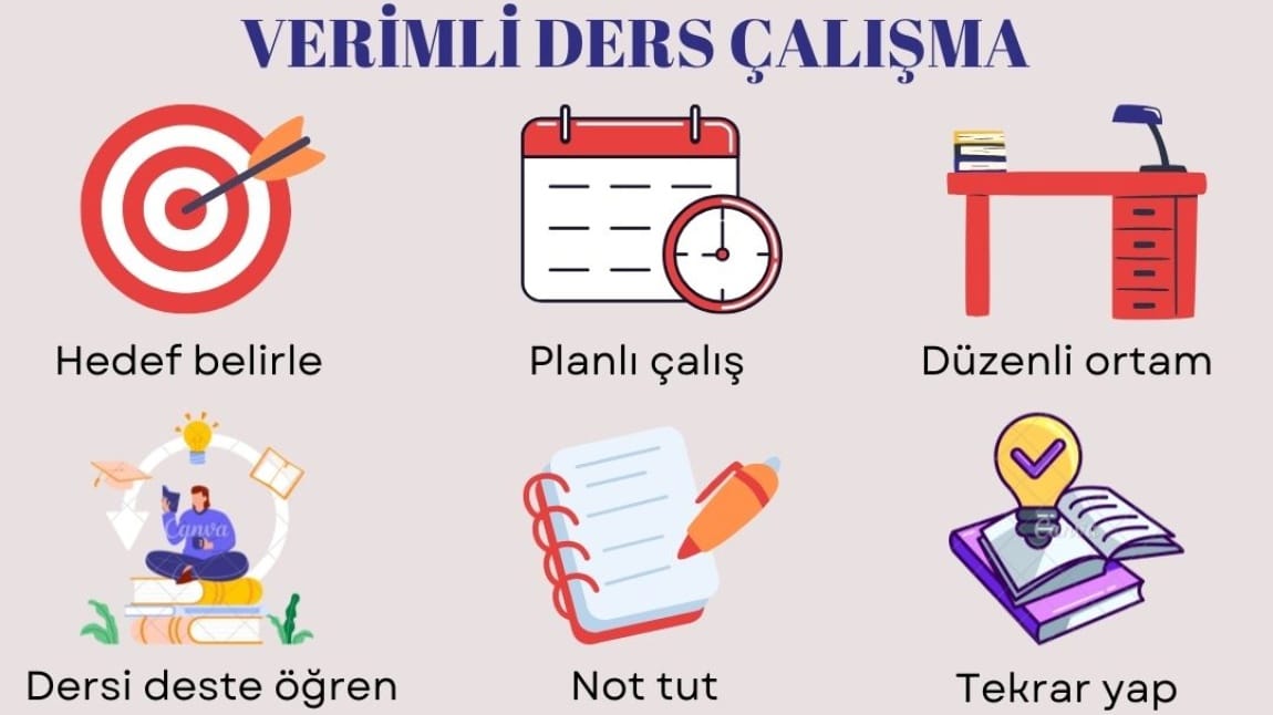 VERİMLİ DERS ÇALIŞMA TEKNİKLERİ